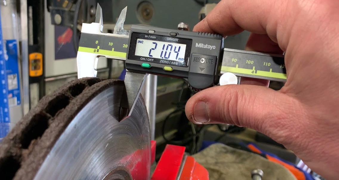 Measuring Brake Rotors
